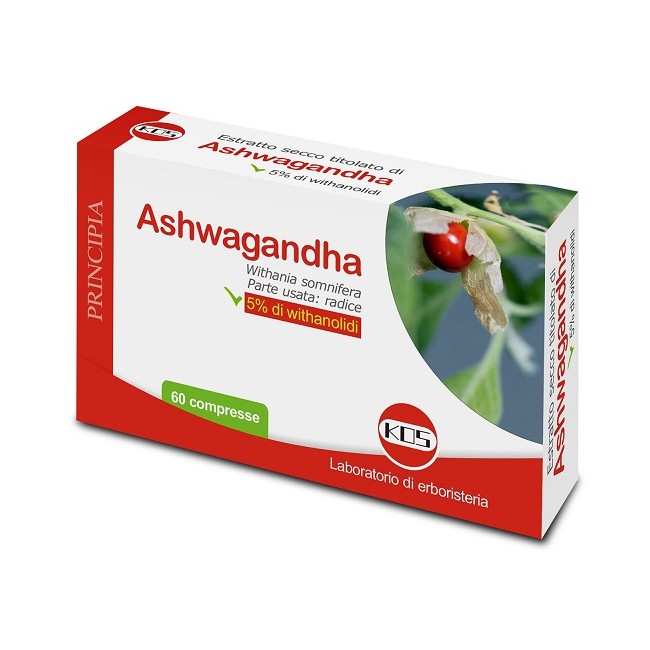 Kos Ashwagandha Titolato 5% Withanolidi 60 Compresse