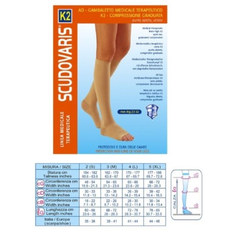 Luropas Del Dott. Molinari & C Scudovaris Gambaletto K2 Fine 3