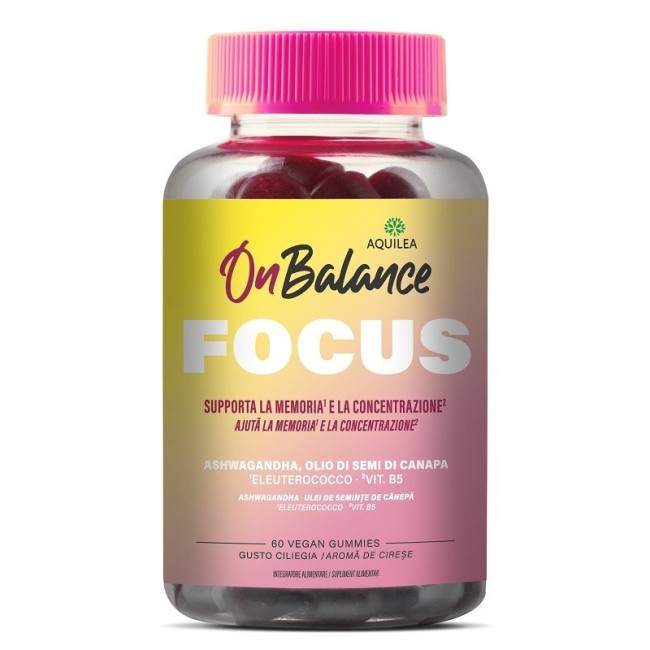 Uriach Aquilea On Balance Focus 60 Gummies