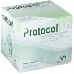 confezione da 30 flaconcini bevibili da 25 ml di Vr Medical Protocol 10 G