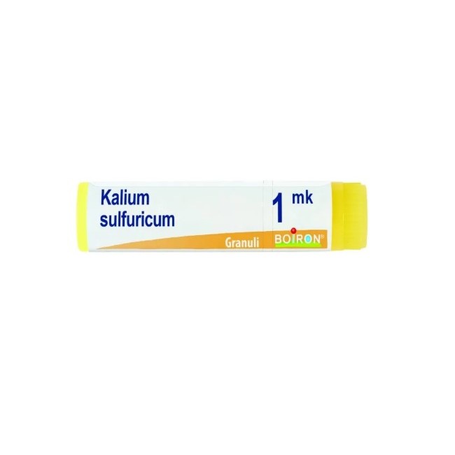 tubo dose di globuli da 1 g di Boiron Kalium Sulfuricum 1mk