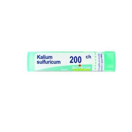 tubo dose di globuli da 1 g di Kalium Sulfuricum 200ch