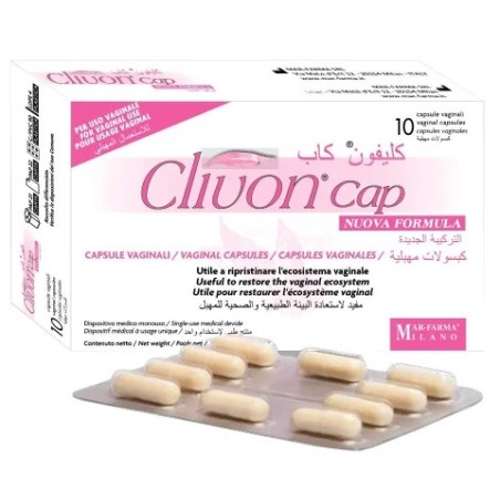 Mar-farma Clivon Cap Nuova Formula 10 Capsule Vaginali