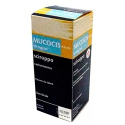 flacone da 200 ml di sciroppo di Mucocis Carbocisteina
