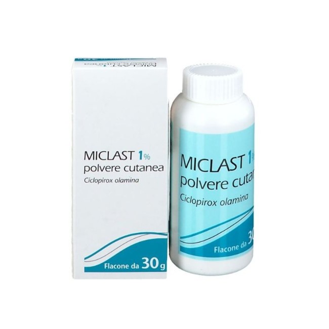 flacone da 30 g di polvere cutanea di Miclast
