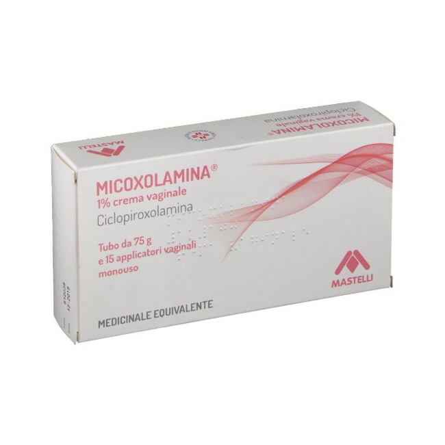tubo da 75 g di crema vaginale con applicatori per l’uso intravaginale di Micoxolamina tubo da 75 g di crema vaginale con applicatori per l’uso intravaginale di Micoxolamina