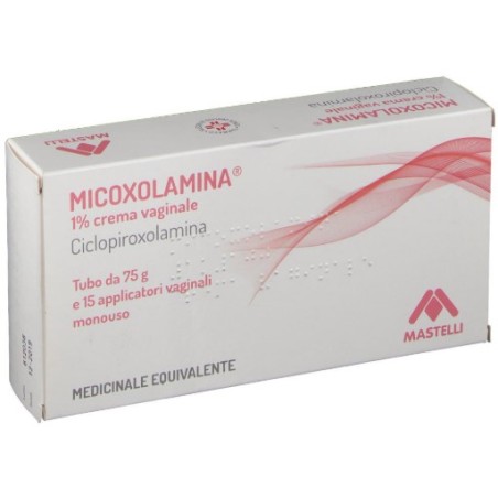 tubo da 75 g di crema vaginale con applicatori per l’uso intravaginale di Micoxolamina tubo da 75 g di crema vaginale con applicatori per l’uso intravaginale di Micoxolamina