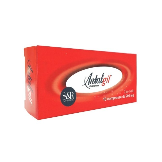 confezione 10 compresse antalgil 200 mg