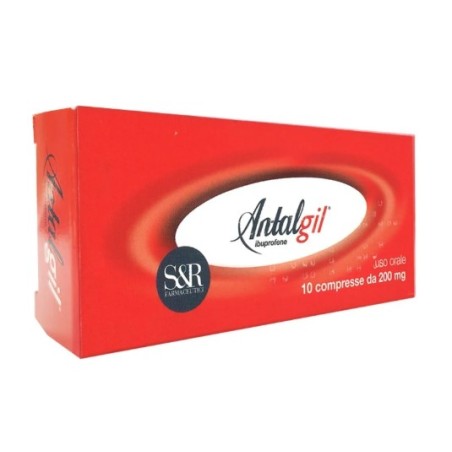 confezione 10 compresse antalgil 200 mg