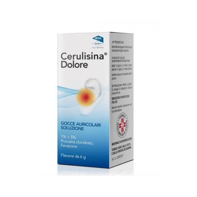 Gocce Auricolari 6g Cerulisina Dolore