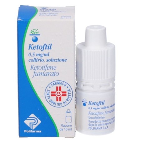 collirio antistaminico Ketoftil 0,5 Mg/ml