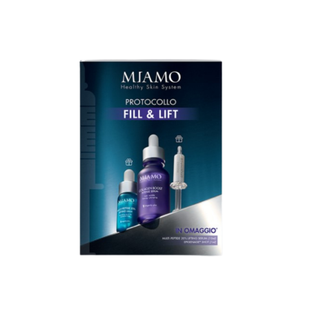 Miamo Protocollo Fill&lift Collagen Boost Intense Serum 30ml + Multi Peptide 20% Lifting Serum 10ml + Epigenage Shot 1ml
