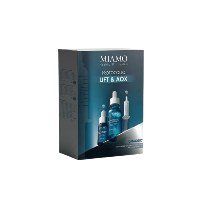 Miamo Cofanetto Lift&aox Multi Peptide 20% Lifting Serum 30 Ml + Gf5 Glutathione Aox Boost Serum 10 Ml + Epigenage Shot 1ml
