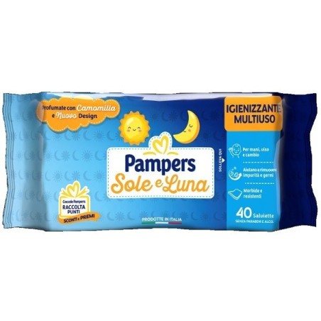 Fater Pampers Wipes Sole & Luna 40 Pezzi