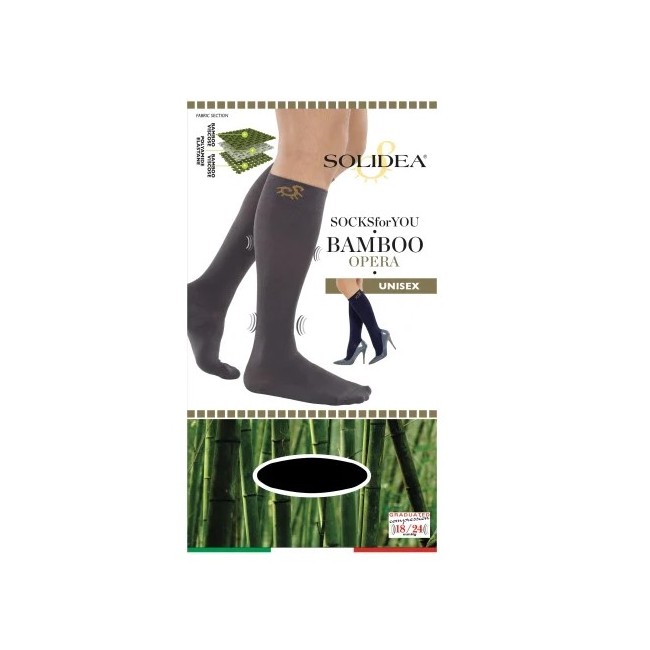 Solidea Socks For You Bamboo Opera Gambaletto Bordeaux M