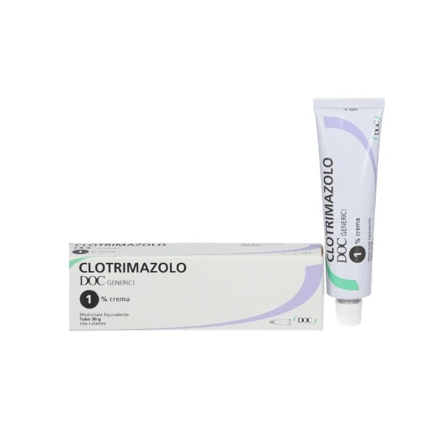 formato da 30 g di Clotrimazolo Doc Generici 1% Crema formato da 30 g di Clotrimazolo Doc Generici 1% Crema