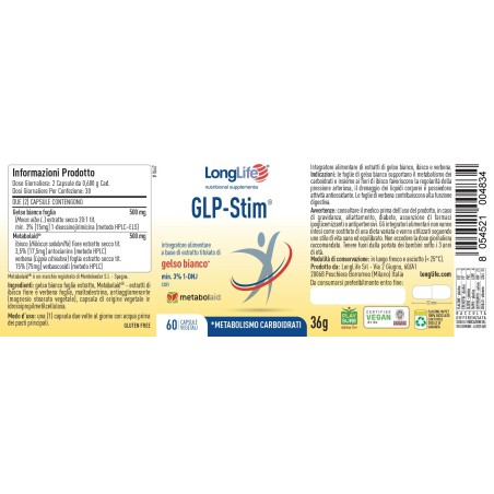 Longlife Glp-stim 60 Capsule Vegetali