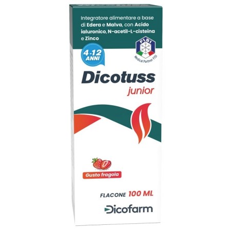 Dicofarm Dicotuss Junior Gusto Fragola 100 Ml