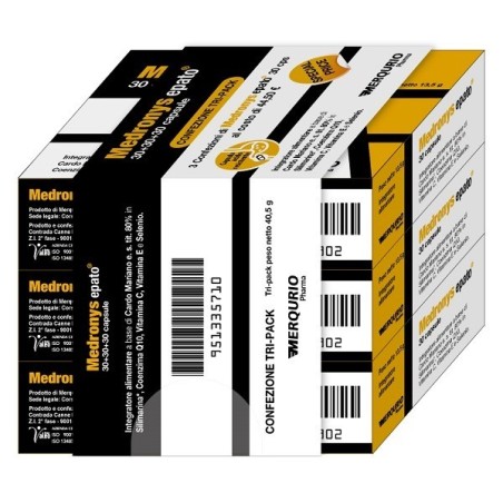 Merqurio Holding Medronys Epato 30+30+30 Capsule