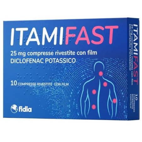 Fidia Farmaceutici Itamifast 25 Mg 10 Compresse Rivestite Con Film Diclofenac Potassico