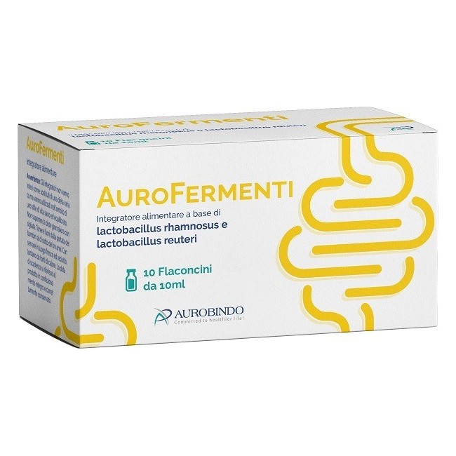 Aurobindo Pharma Aurofermenti 10 Flaconcini Da 10 Ml