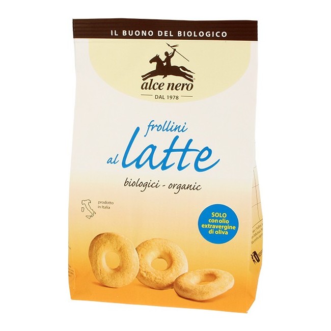 Alce Nero Frollino Al Latte Bio 350 G