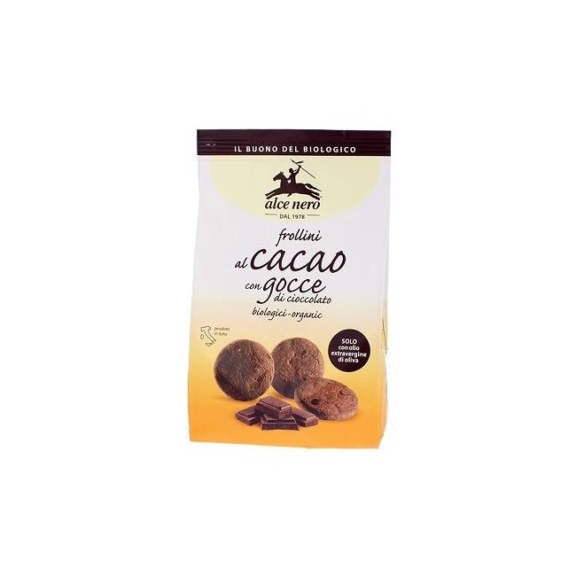 Alce Nero Frollino Al Cacao Con Gocce Di Cioccolato Bio 300 G