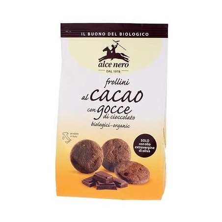 Alce Nero Frollino Al Cacao Con Gocce Di Cioccolato Bio 300 G