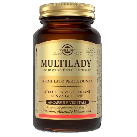 Solgar Multilady 60 Capsule Vegetali Nuova Formulazione
