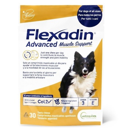 Vetoquinol Flexadin Advanced Muscle Support 30 Tavolette Appetibili