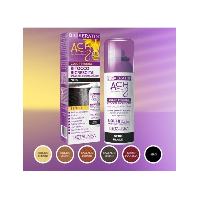 Gdp - General Dietet. Pharma Biokeratin Ach8 Color Prodige Ritocco Ricrescita Biondo Chiaro 75 Ml Dietalinea