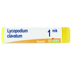 tubo monodose da 1 g di globuli di Boiron Lycopodium Clavatum 1000k Gl 1g
