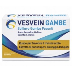 Confezione da 60 compresse da 1.005 mg di Vesvein Gambe Sollievo Gambe Pesanti