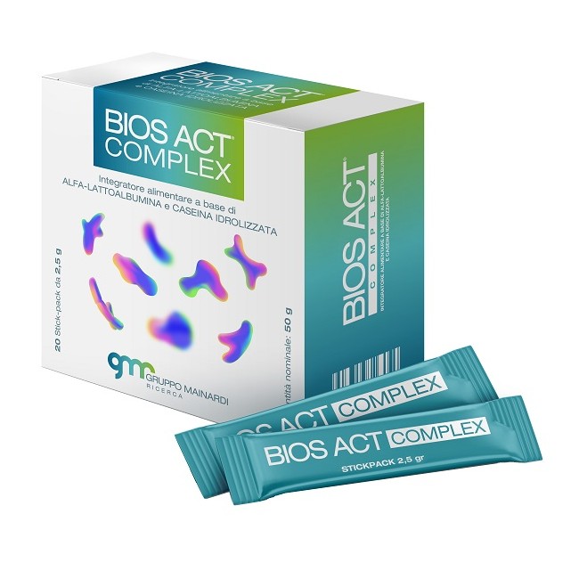 Gruppo Mainardi Ricerca Bios Act Complex 20 Stick Pack 2,5 G Contiene Derivati Del Latte