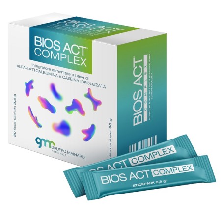 Gruppo Mainardi Ricerca Bios Act Complex 20 Stick Pack 2,5 G Contiene Derivati Del Latte
