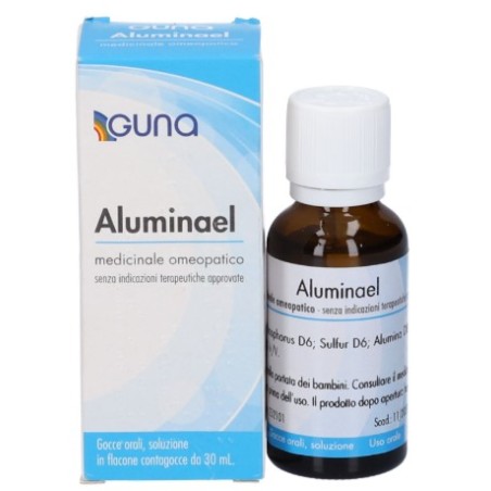 flacone da 30 ml con contagocce di Guna Aluminael Soluzione Orale flacone da 30 ml con contagocce di Guna Aluminael Soluzione Orale