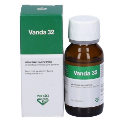 flacone contagocce da 30 ml di Vanda Omeopatici Vanda 32 Soluzione Orale