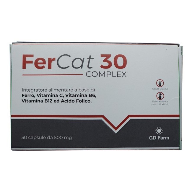 Gdfarm Fercat 30 Complex 30 Capsule Da 500 Mg