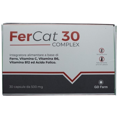 Gdfarm Fercat 30 Complex 30 Capsule Da 500 Mg