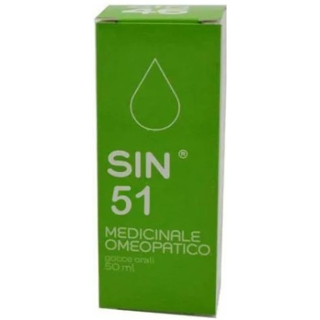 flacone da 50 ml con contagocce di Alfa Omega Sin 51 Soluzione Orale Gocce flacone da 50 ml con contagocce di Alfa Omega Sin 51 Soluzione Orale Gocce