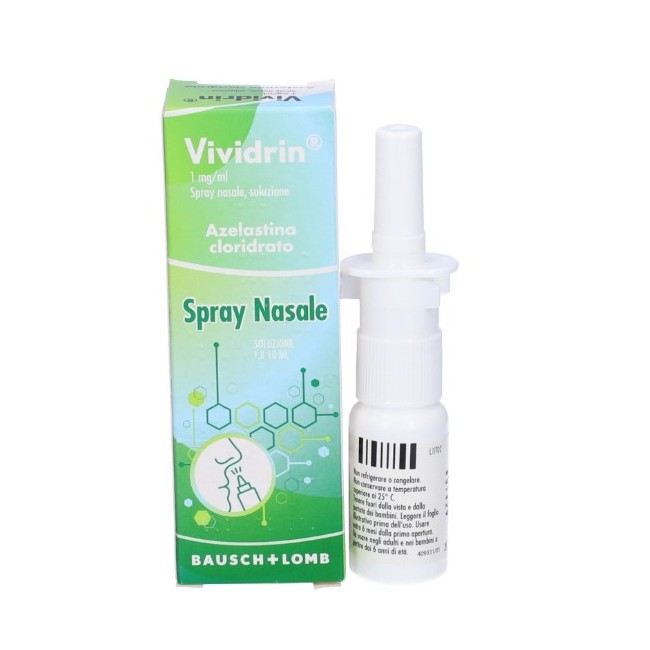 flacone spray nasale da 10 ml di Vividrin 1 Mg/ml