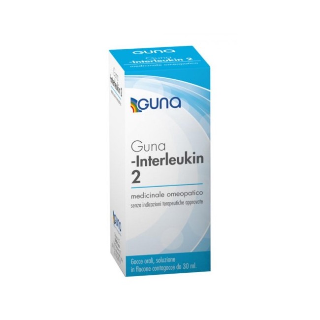 flacone da 30 ml con contagocce di Guna Interleukin 2 4ch Gocce flacone da 30 ml con contagocce di Guna Interleukin 2 4ch Gocce