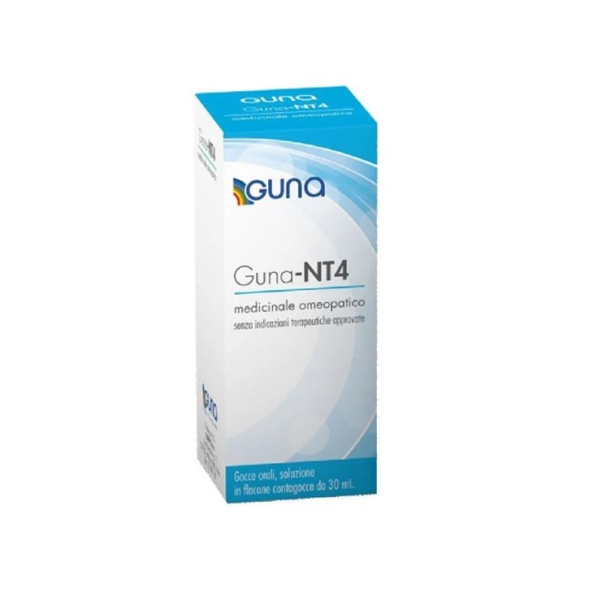 flacone da 30 ml con contagocce di Guna Nt4 C4 Soluzione Orale Gocce