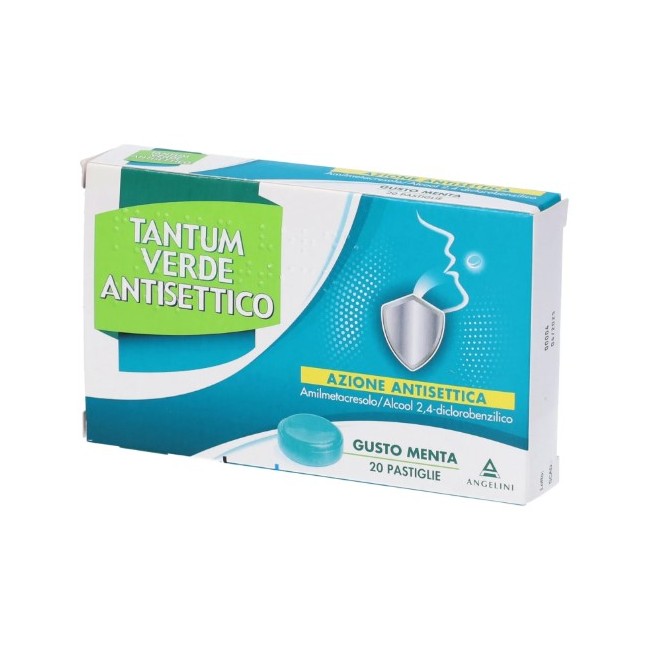 confezione 20 pastiglie Tantum Verde pastiglie ad azione antisettica