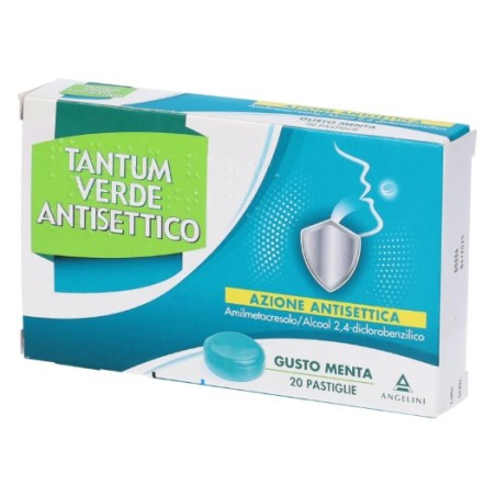 confezione 20 pastiglie Tantum Verde pastiglie ad azione antisettica