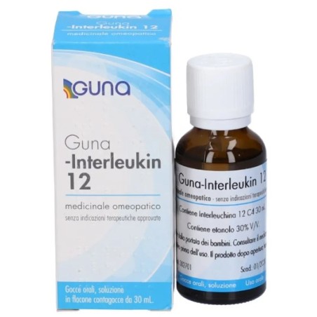 flacone da 30 ml con contagocce di Guna Interleukin 12 C4