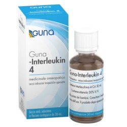 flacone da 30 ml con contagocce di Guna Interleukin 4 C4 Gocce