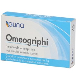 confezione da 6 flaconcini monodose da 1 g di Guna Omeogriphi