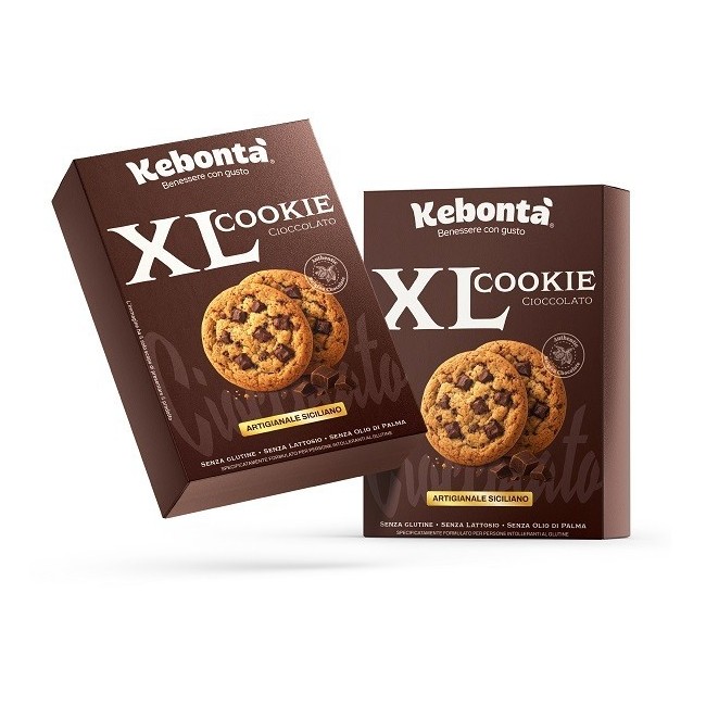 Alimenta Kebonta' Cookie Xl Senza Lattosio Senza Glutine 4x50g