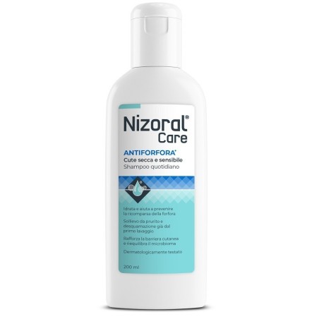 Flacone da 200 ml di Nizoral Care Shampoo Cute Secca E Sensibile